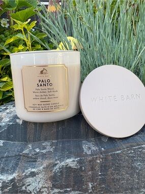 White Barn Palo Santo Soy Candle - Cream White